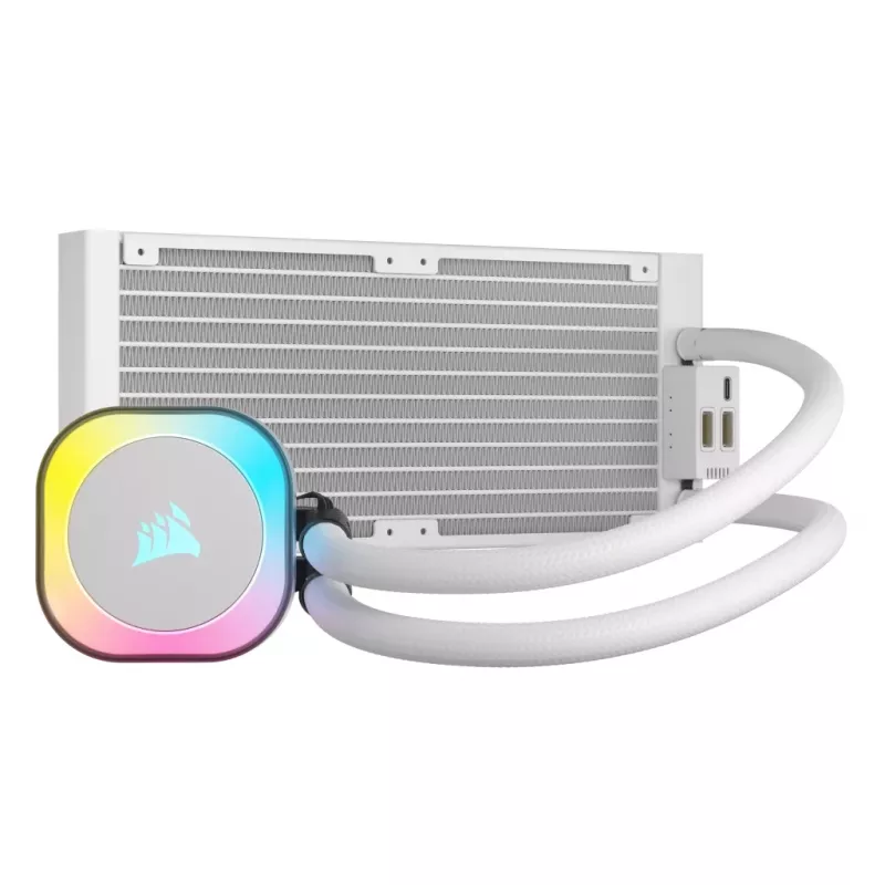 Ψύκτρα CPU CORSAIR – iCUE Link H100i RGB υδρόψυξη AiO – λευκό