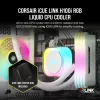 Ψύκτρα CPU CORSAIR – iCUE Link H100i RGB υδρόψυξη AiO – λευκό