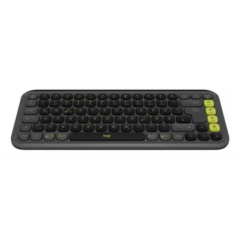 LOGITECH Ασύρματο πληκτρολόγιο - Pop Icon Keys - Graphite & Green Qwertz Γερμανικό