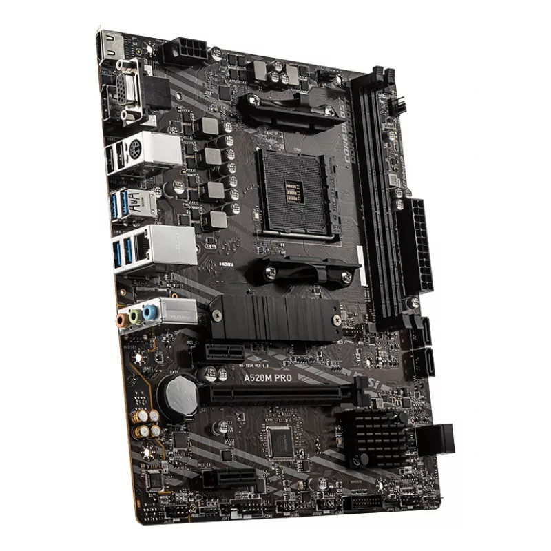 MSI A520M PRO Μητρική AMD A520 Socket AM4 micro ATX