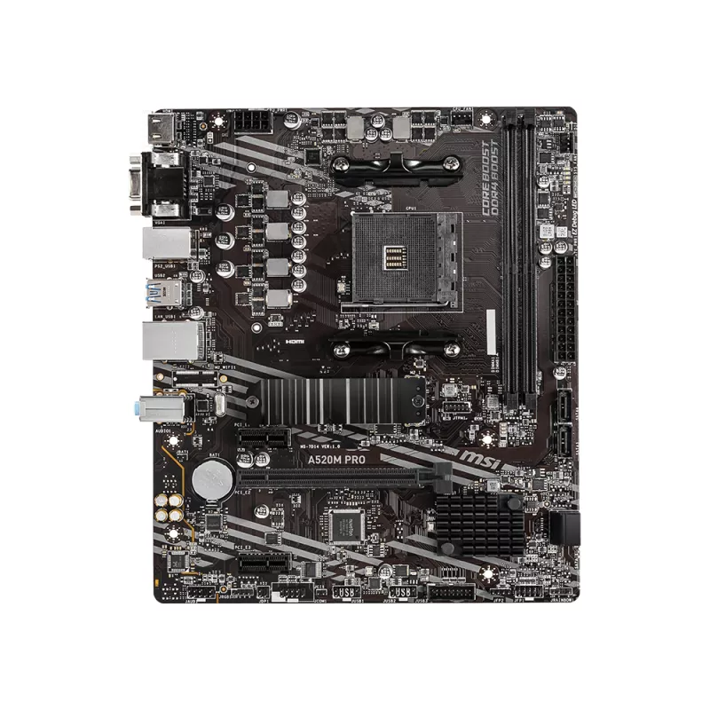 MSI A520M PRO Μητρική AMD A520 Socket AM4 micro ATX