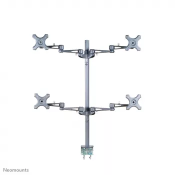 Neomounts FPMA-D935D4 Βραχίονας οθόνης 10-27 ίντσες, Στήριξη με σφιγκτήρα, 6 kg, 25,4 cm (10 ίντσες), 68,6 cm (27 ίντσες), 100 x 100 mm, ασημί