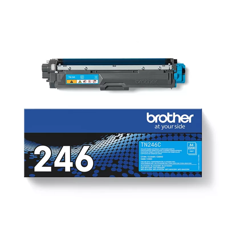 Κασέτα τόνερ Brother TN-246C 2500 σελίδες Κυανό