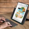 LOGITECH Flip Folio Graphite – iPad Pro 13 ιντσών (M4) iPad Air 13 ιντσών (M2 & M3) – Qwertz Γερμανικό