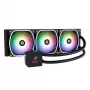 All-in-One Υδρόψυξη ENERMAX Aquafusion II 360 mm, ανεμιστήρας 120 mm, 380 W TDP, Μαύρο