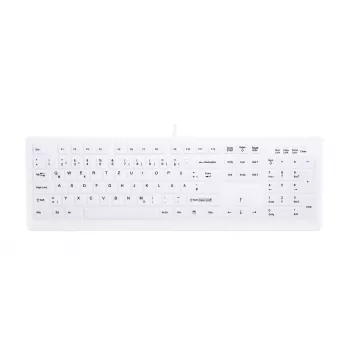 Contour Design Active Key Contour ClassicClean Ιατρικό Πληκτρολόγιο με αφαιρούμενο κάλυμμα, Πλήρες μέγεθος, ενσύρματο, Λευκό, DE C8100