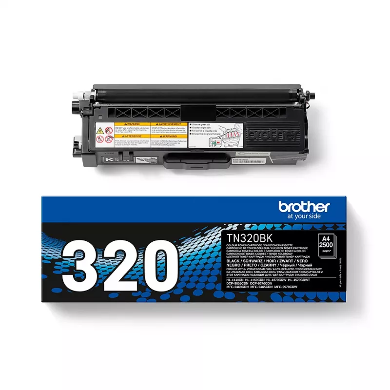 Brother TN-320BK Κασέτα τόνερ 1 τεμ. Γνήσιο Μαύρο
