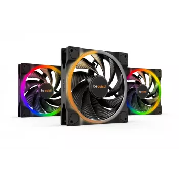 be quiet Light Wings 140mm ARGB PWM ανεμιστήρας υψηλής ταχύτητας μαύρο συσκευασία 3 τεμ.