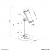 Neomounts DS15-540WH1 βάση tablet 4,7-12,9 ίντσες - universal