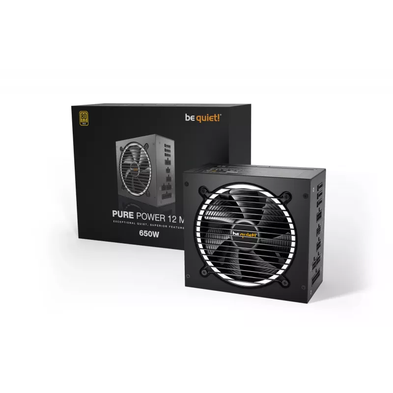 be quiet Pure Power 12 M τροφοδοτικό 650 W 20+4 pin ATX ATX μαύρο