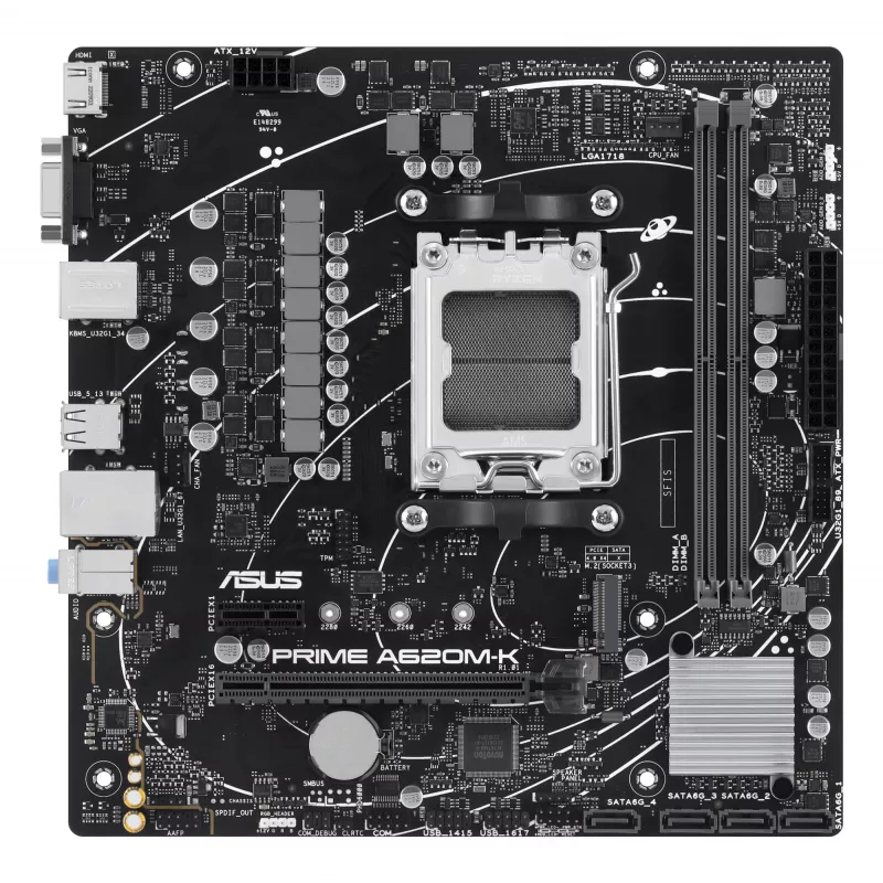 ASUS PRIME A620M-K AMD A620 υποδοχή AM5 micro ATX