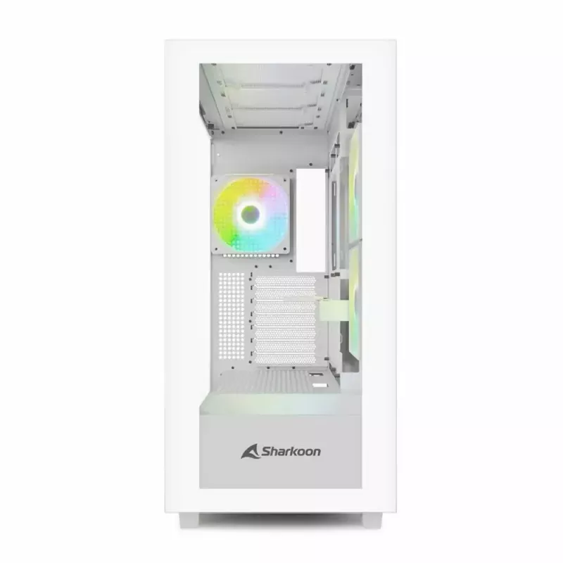 Κουτί PC Sharkoon Rebel C60 Midi-Tower λευκό