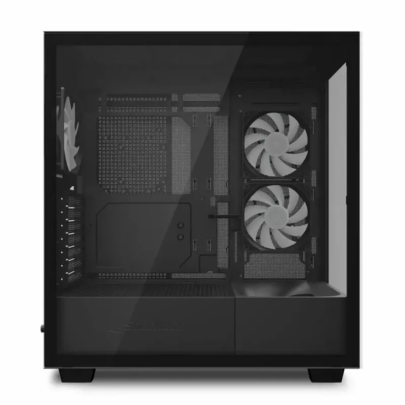 Κουτί PC Sharkoon Rebel C60 Midi-Tower μαύρο