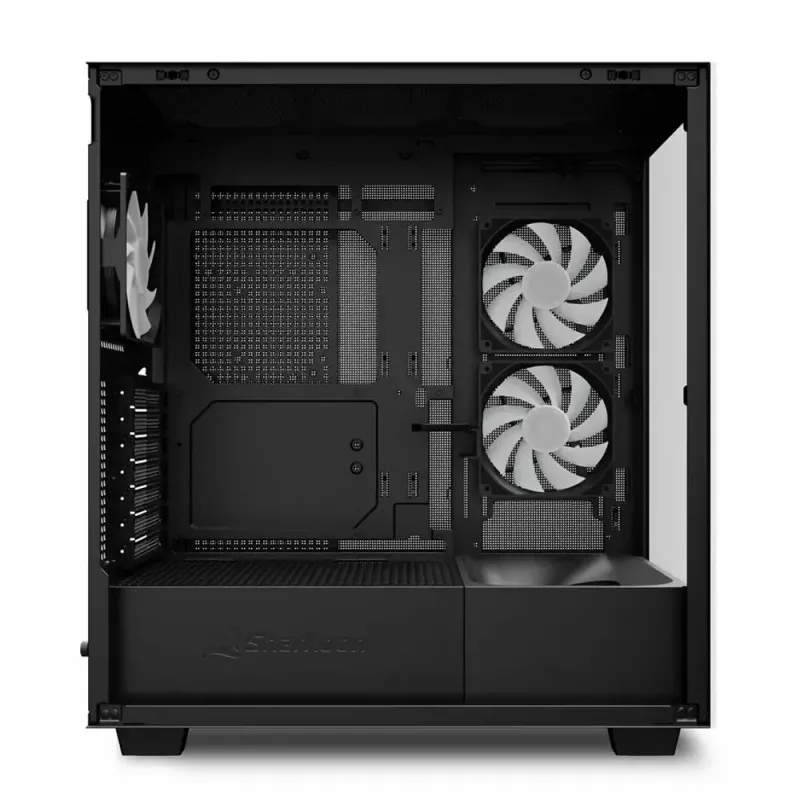 Κουτί PC Sharkoon Rebel C60 Midi-Tower μαύρο