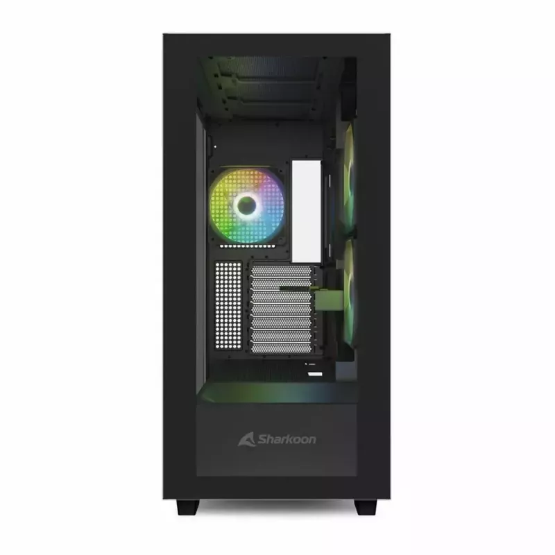 Κουτί PC Sharkoon Rebel C60 Midi-Tower μαύρο