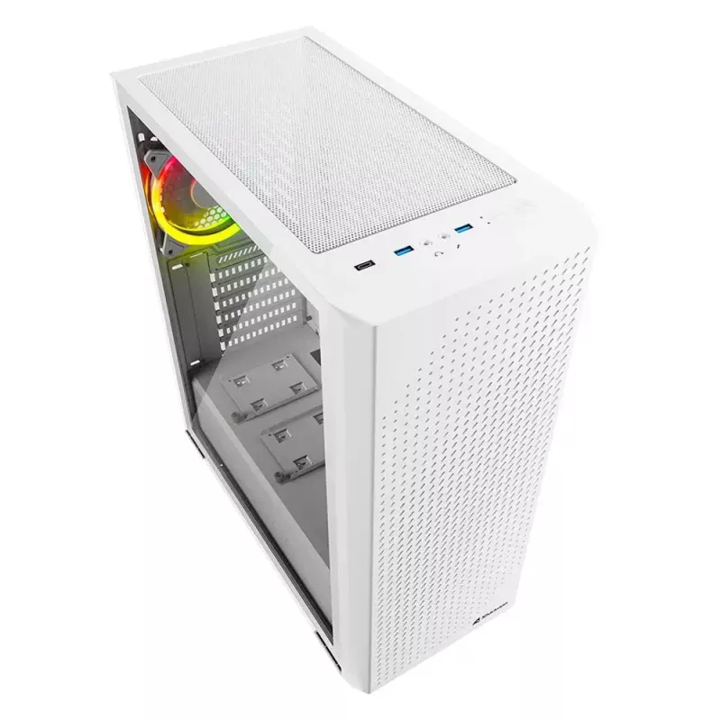 Κουτί PC Sharkoon VS9 RGB Midi Tower λευκό