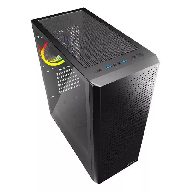 Κουτί PC Sharkoon VS9 RGB Midi Tower μαύρο