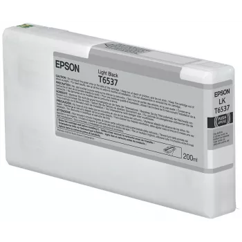 Epson T6537 ανοιχτό μαύρο μελανοδοχείο (200ml), ανοιχτό μαύρο, μελάνι με βάση χρωστική, 200 ml, 1 τεμ.