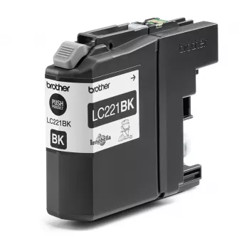 Brother LC221BK μελανοδοχείο 1 τεμ. γνήσιο μαύρο