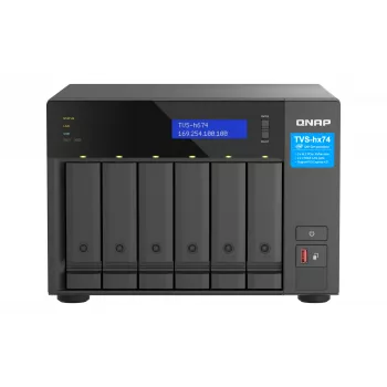 QNAP TVS-H674T-I5-32G NAS/Storage-Server Tower Intel® Core™ i5 i5-12400 32 GB DDR4 HDD QNAP QTS μαύρο
