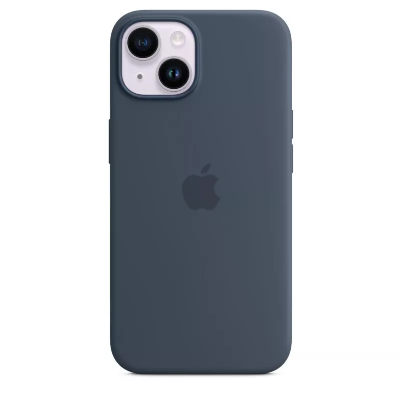 APPLE iPhone 14 - θήκη σιλικόνης με MagSafe - Storm Blue