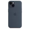 APPLE iPhone 14 - θήκη σιλικόνης με MagSafe - Storm Blue