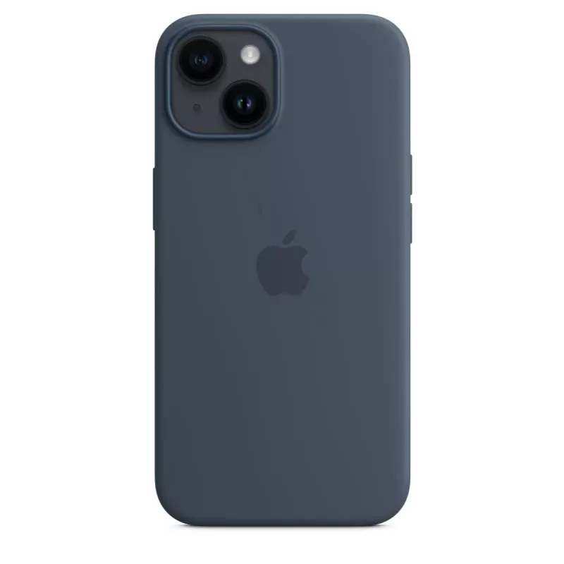 APPLE iPhone 14 - θήκη σιλικόνης με MagSafe - Storm Blue