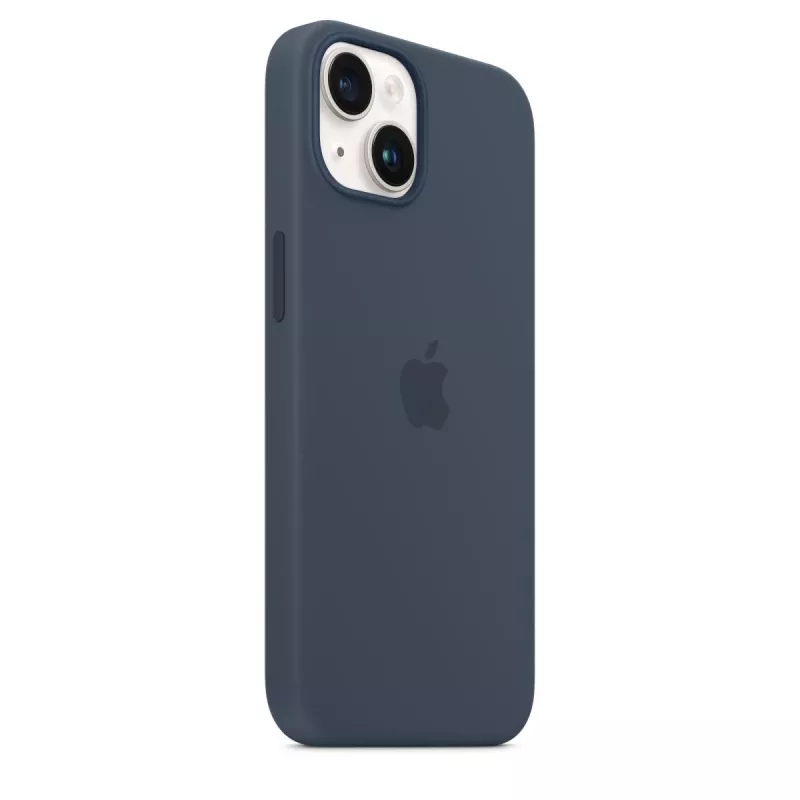 APPLE iPhone 14 - θήκη σιλικόνης με MagSafe - Storm Blue