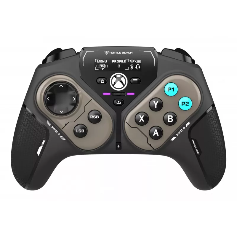 Turtle Beach Stealth Pivot ασύρματος έξυπνος χειριστής παιχνιδιών με περιστρεφόμενα modules, Display-Dashboard, Hall-Effect sticks, επαναπρογραμματιζόμενα κουμπιά για Windows-PC, Xbox Series X|S και Xbox One