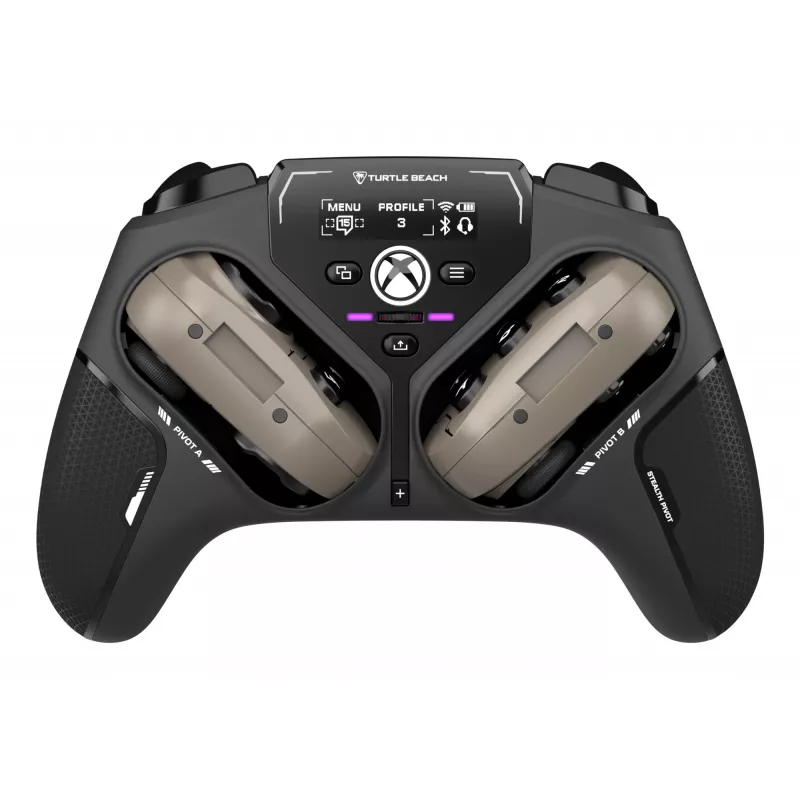 Turtle Beach Stealth Pivot ασύρματος έξυπνος χειριστής παιχνιδιών με περιστρεφόμενα modules, Display-Dashboard, Hall-Effect sticks, επαναπρογραμματιζόμενα κουμπιά για Windows-PC, Xbox Series X|S και Xbox One