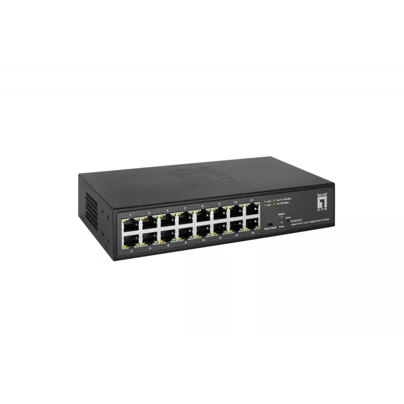 Managed Switch LevelOne Hilbert 10 ιντσών 16-Port Gigabit Smart Lite Switch