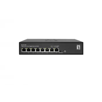 LevelOne Hilbert 10 ιντσών 8-Port Gigabit Smart Lite Switch, 8 x Gigabit RJ45 (10/100/1000)