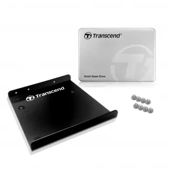 TRANSCEND SSD 370 128GB 2.5in SATA Ill 6gb/s Mlc Θήκη αλουμινίου