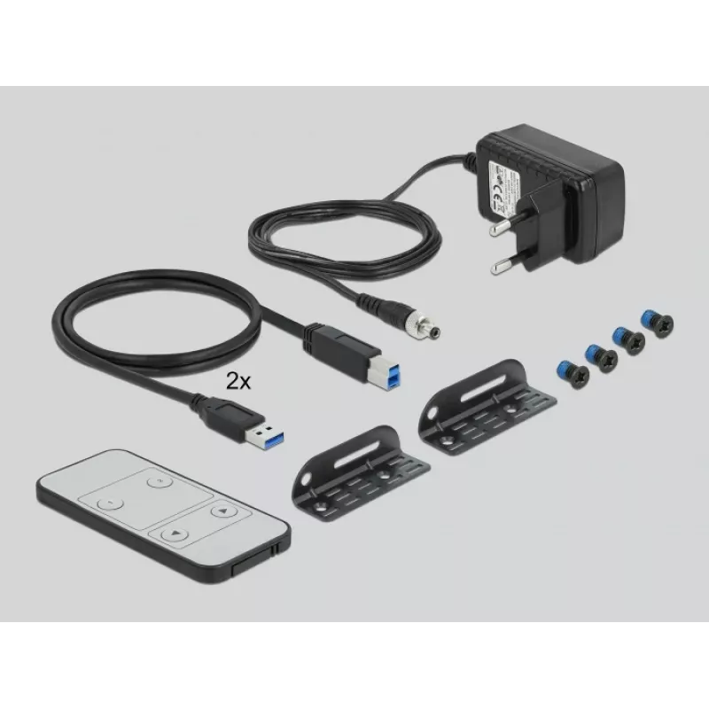 DELOCK DisplayPort 1.4 KVM Switch 8K 30Hz USB 3.0 + Ήχος