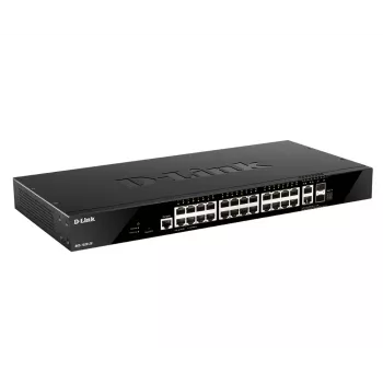D-Link DGS-1520-28/E Δικτυακός Διακόπτης Managed L3 10G Ethernet (100/1000/10000) 1U Μαύρο