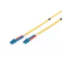DIGITUS καλώδιο patch οπτικών ινών, LC σε LC OS2, Singlemode 09/125 µ, Duplex, μήκος 3 m