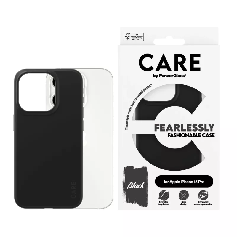 PanzerGlass CARE™ by ® Θήκη Μαύρο iPhone 15 Pro