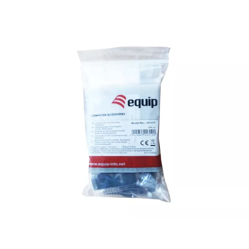 Equip 121171 Συνδετήρας καλωδίων RJ-45 Nickel