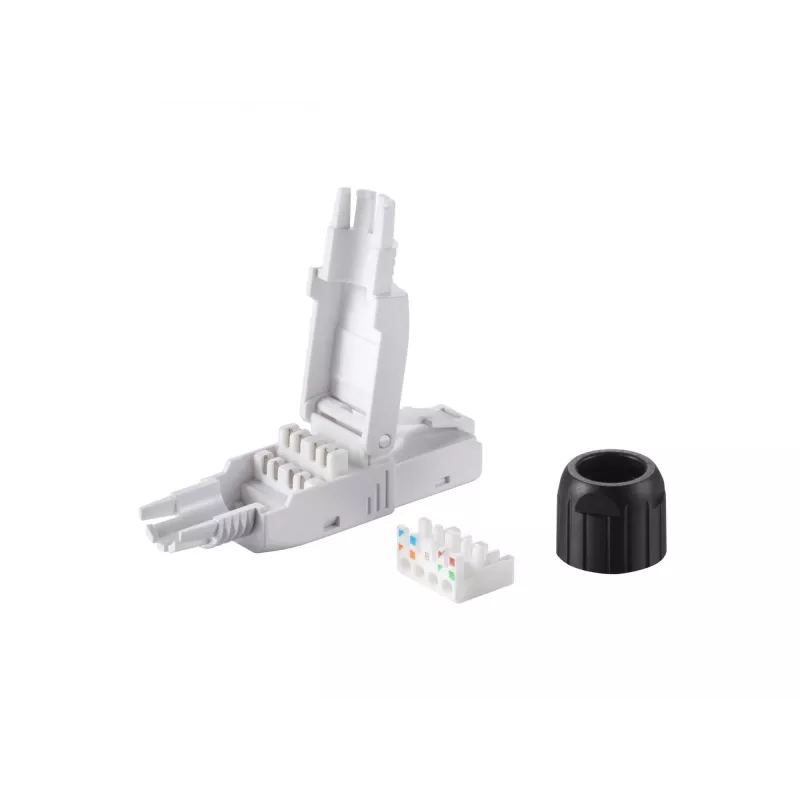 Equip Cat.6A Βύσμα RJ45 χωρίς εργαλεία, Σετ 5 τεμαχίων