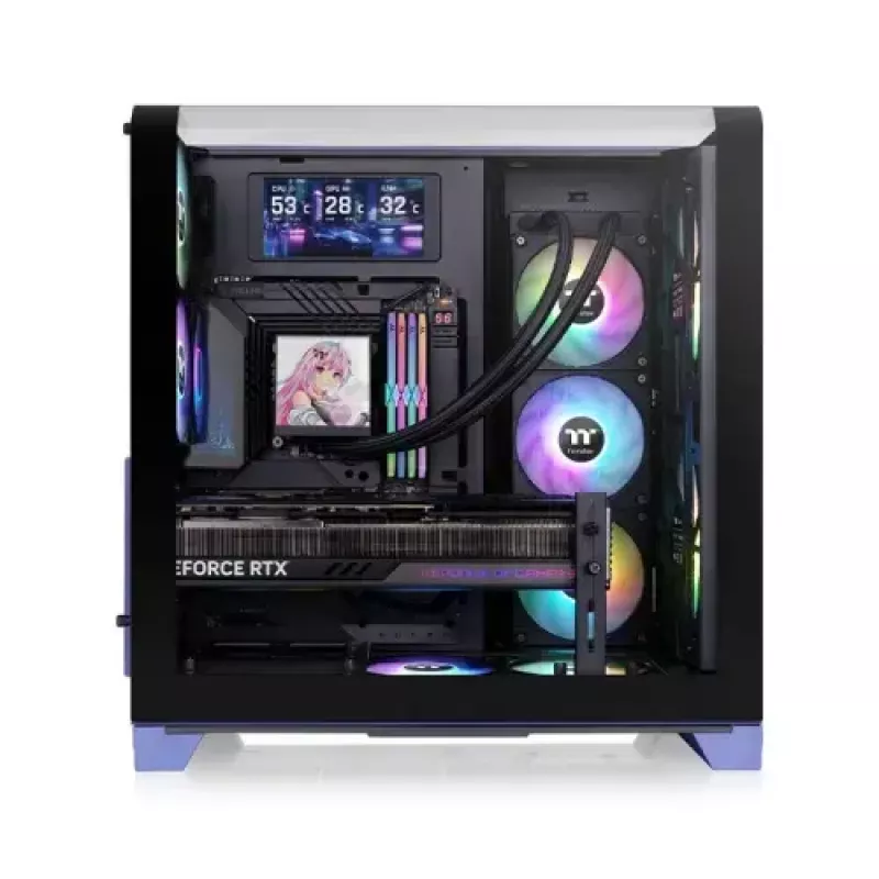 Κουτί υπολογιστή Thermaltake CA-11F-00MNWN-00 Midi Tower μπλε υποστήριξη PS2