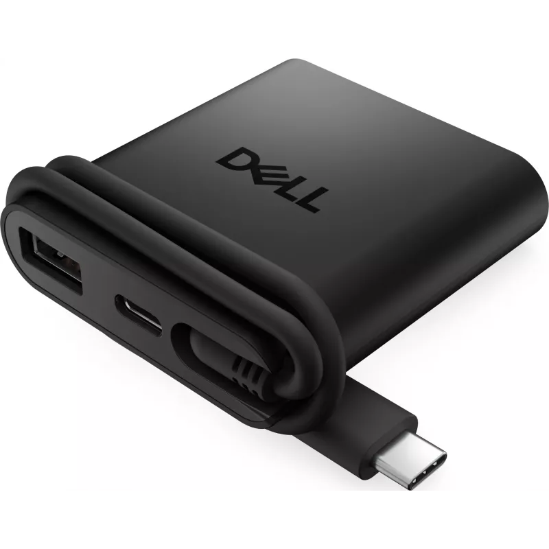 DELL DA225 Ενσύρματο USB 3.2 Gen 1 (3.1 Gen 1) Type-C Μαύρο