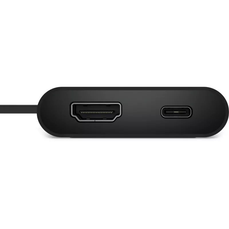 DELL DA225 Ενσύρματο USB 3.2 Gen 1 (3.1 Gen 1) Type-C Μαύρο