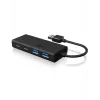 ICY BOX IB-HUB1426-U3 USB 3.2 Gen 1 (3.1 Gen 1) Type-A 5000 Mbit/s Μαύρο
