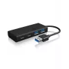 ICY BOX IB-HUB1426-U3 USB 3.2 Gen 1 (3.1 Gen 1) Type-A 5000 Mbit/s Μαύρο