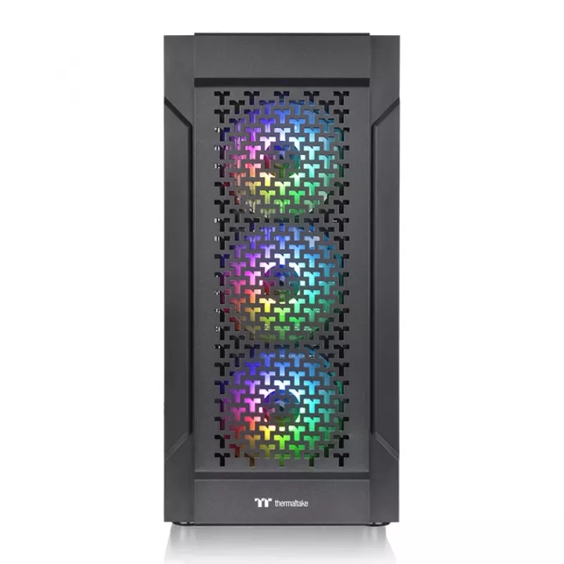 THERMALTAKE Κουτί Mid Tower - Versa T27 TG ARGB - Μαύρο