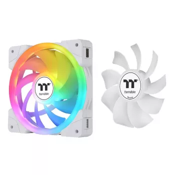THERMALTAKE Ανεμιστήρας ψύξης PC - SWAFAN EX12 ARGB Sync TT Premium Edition - 12 cm - Λευκό - Συσκευασία 3 τεμ.