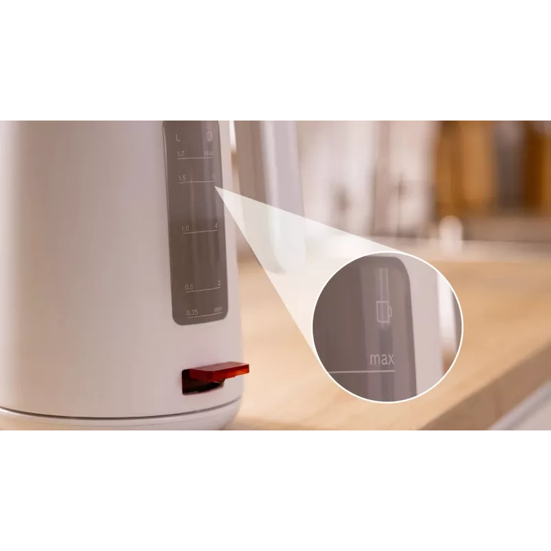 Bosch TWK2M161 βραστήρας, 1,7 l, 2400 W, λευκό, πλαστικό περίβλημα, βάση 360°