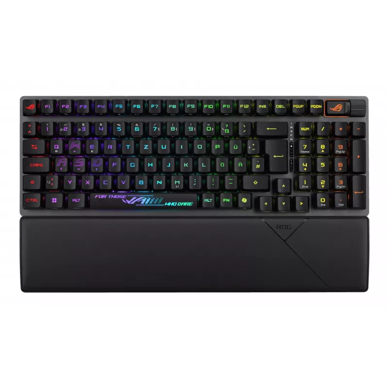 ASUS ROG Strix Scope II 96 RX Wireless πληκτρολόγιο Gaming USB + RF Wireless + Bluetooth μαύρο