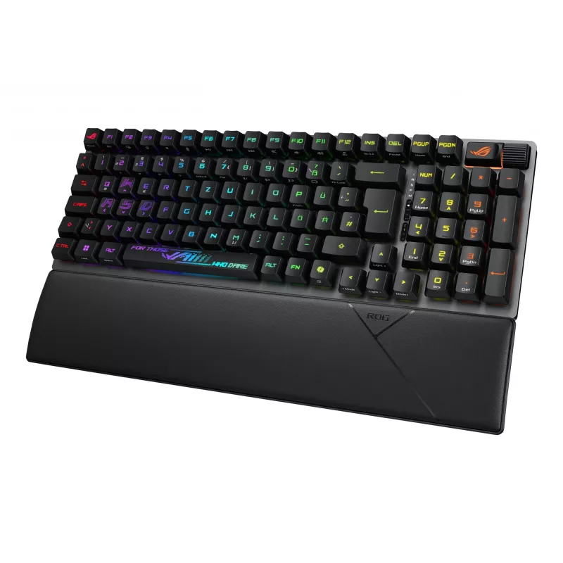 ASUS ROG Strix Scope II 96 RX Wireless πληκτρολόγιο Gaming USB + RF Wireless + Bluetooth μαύρο