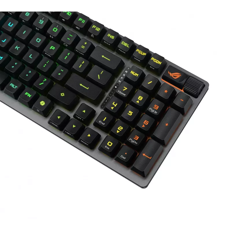 ASUS ROG Strix Scope II 96 RX Wireless πληκτρολόγιο Gaming USB + RF Wireless + Bluetooth μαύρο